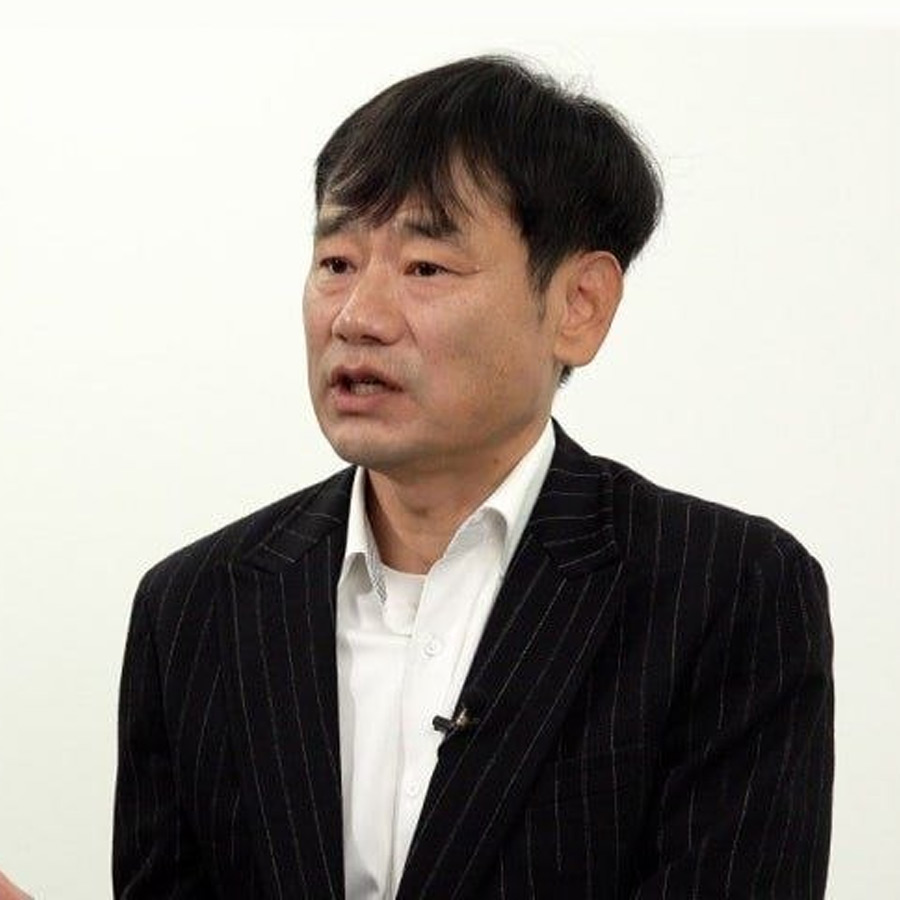 흐름을 형상화한 빛의 리본